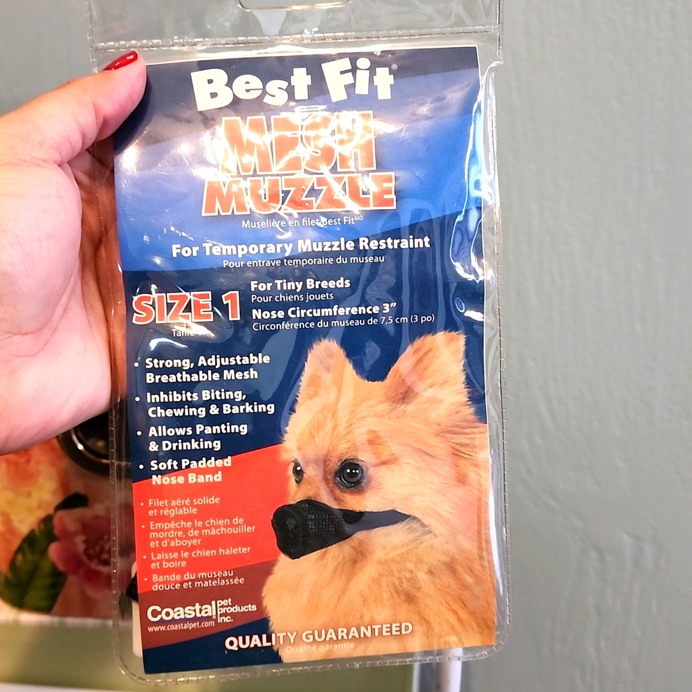 Tiny dog muzzle